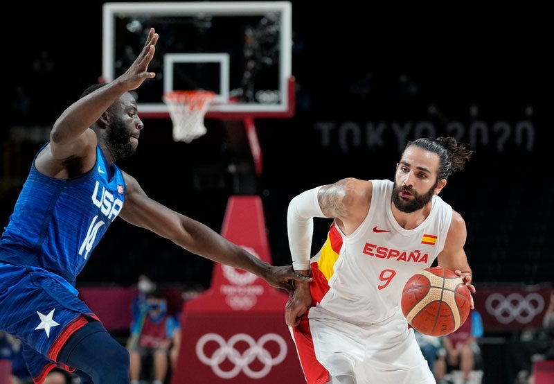 Ricky Rubio durante el juego