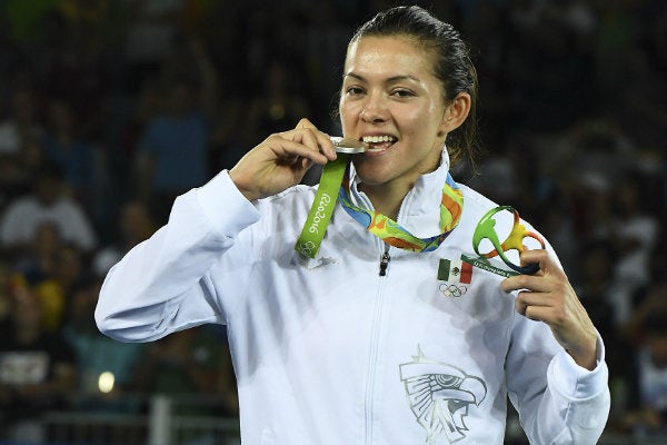 María del Rosario Espinoza en Río de Janeiro 2016