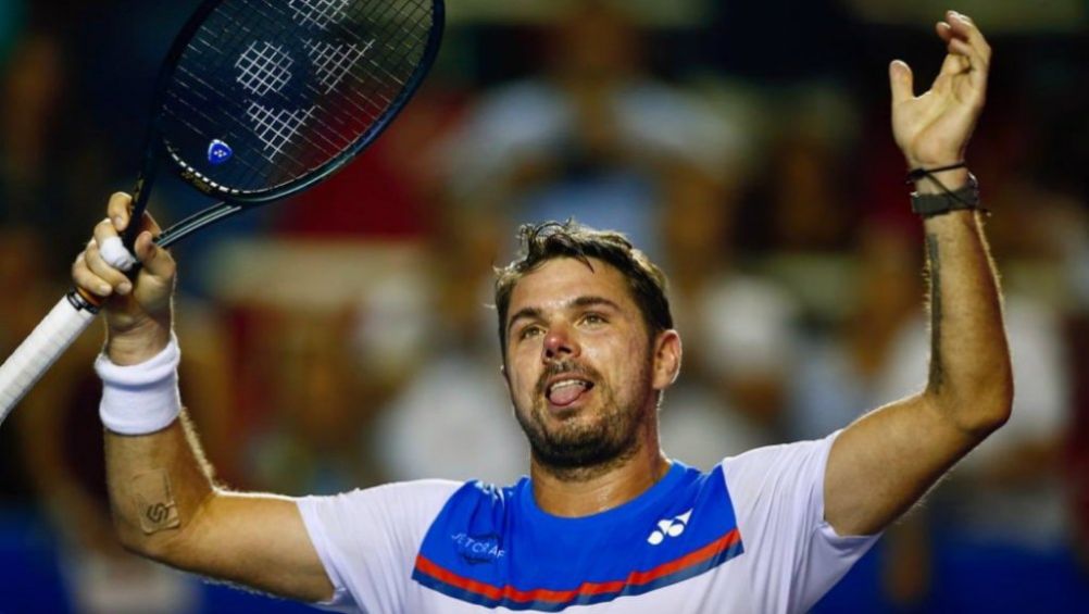 Stan Wawrinka en su debut en Abierto Mexicano de Tenis