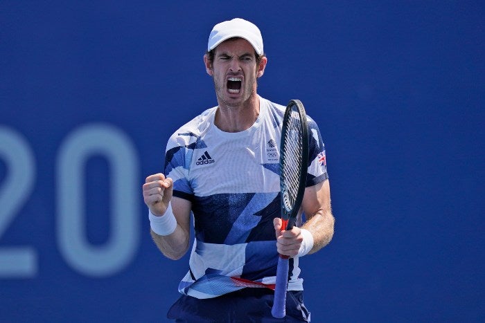 Andy Murray en festejo