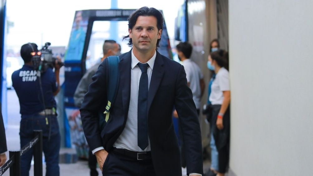 Santiago Solari previo a un partido