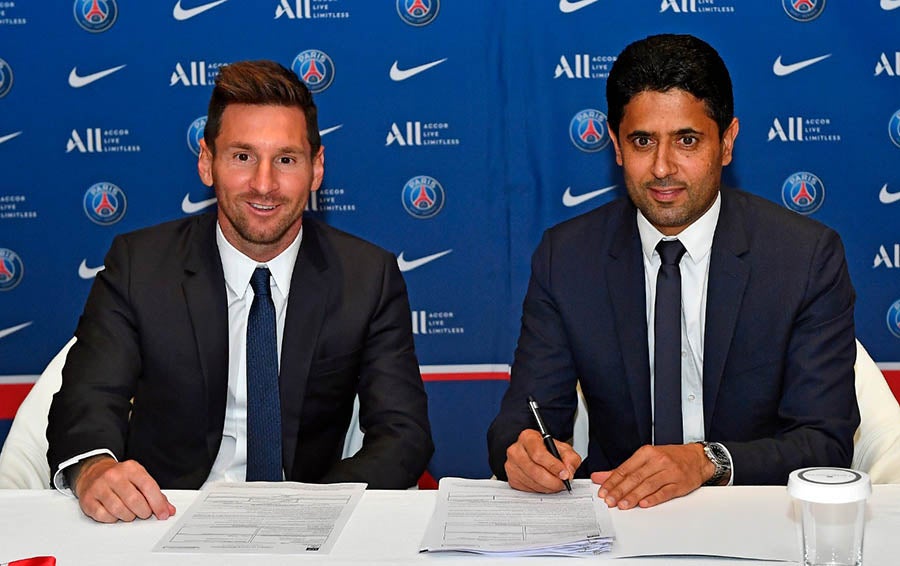 Messi firma contrato con el PSG