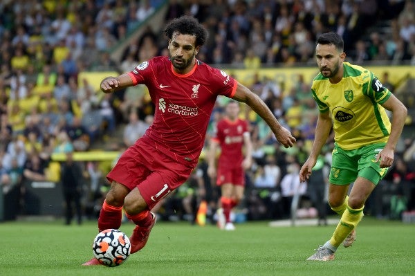 Liverpool frente al Norwich en la Premier League