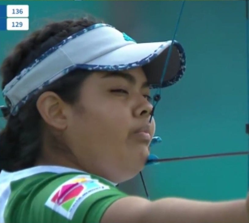 Selene Rodríguez en el Mundial de Tiro con Arco Sub-18