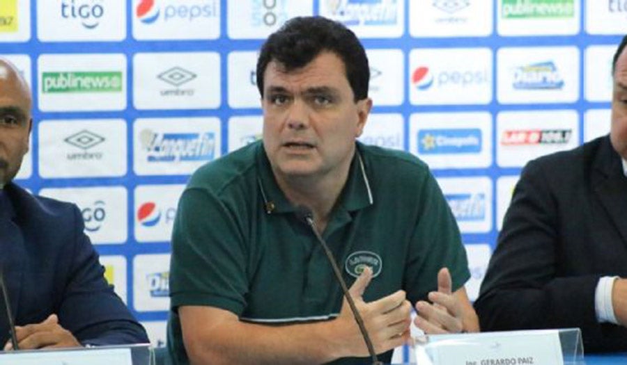 Gerardo Paiz en conferencia de prensa