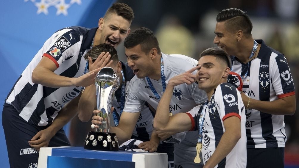 Montes y Vásquez, campeones con Rayados en el 2019