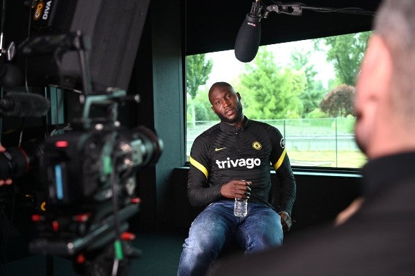 Romelu Lukaku en entrevista para el Chelsea