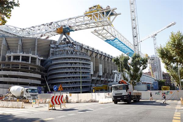 Obras en el Santiago Bernabéu