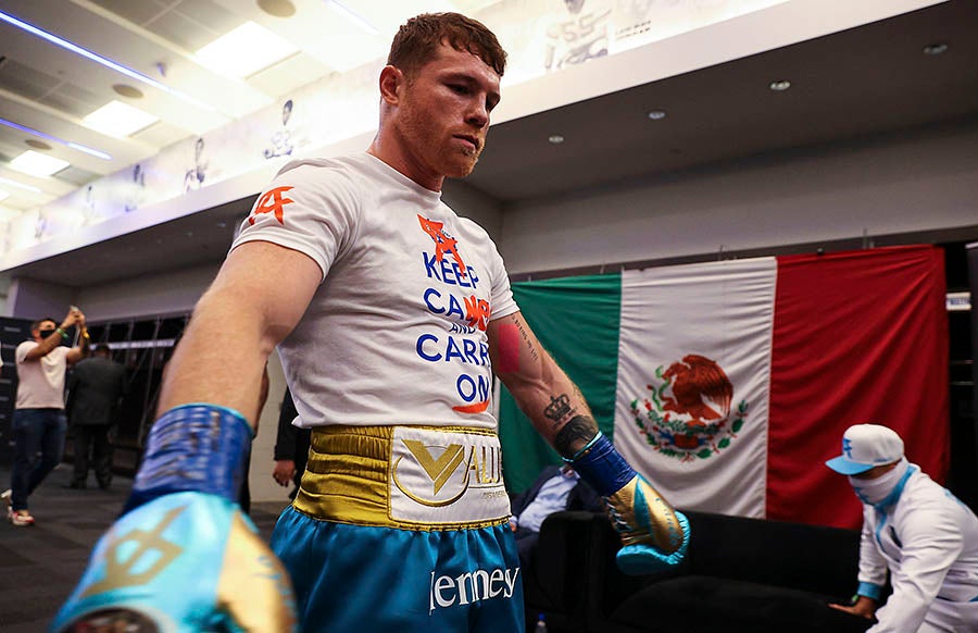 Canelo previo a pelea con Billy Joe Saunders