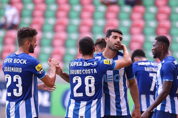 Jugadores del Porto en festejo