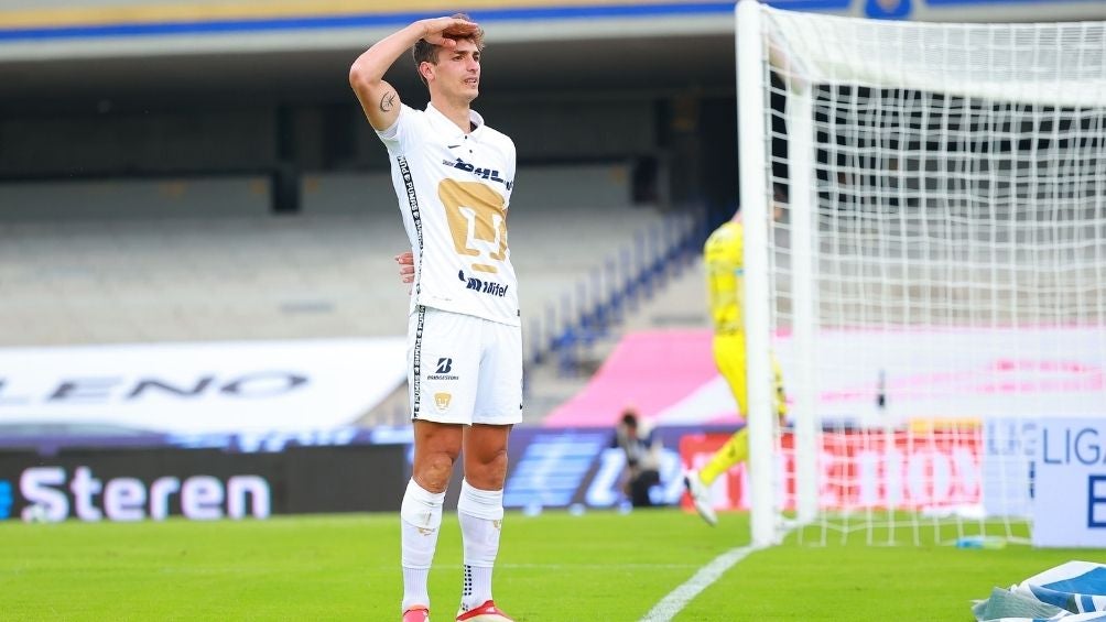 Dinenno marcó gol para Pumas