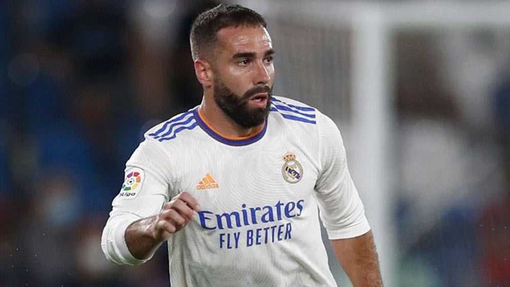 Dani Carvajal, en su regreso a la acción con Real Madrid