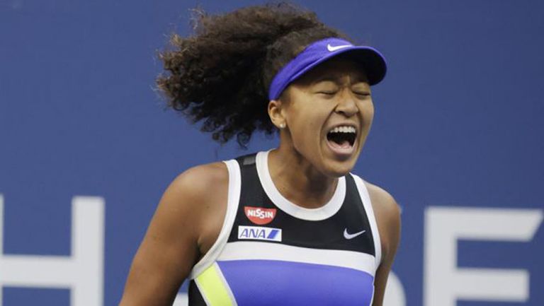 Naomi Osaka festeja el triunfo