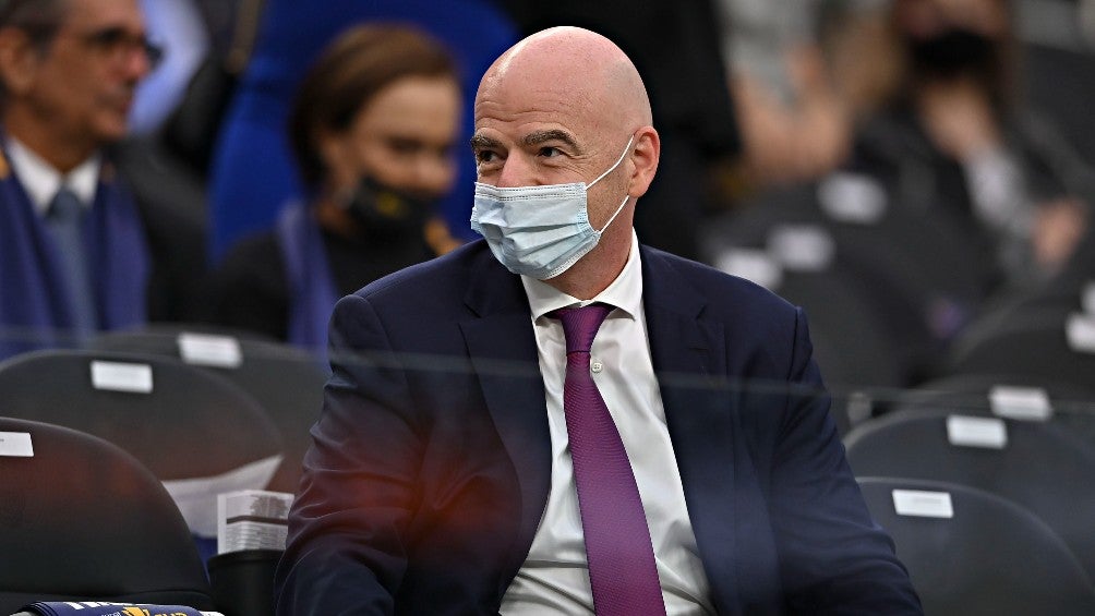 Gianni Infantino en la Final de la Copa Oro