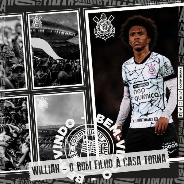 Willian regresa al Corinthians