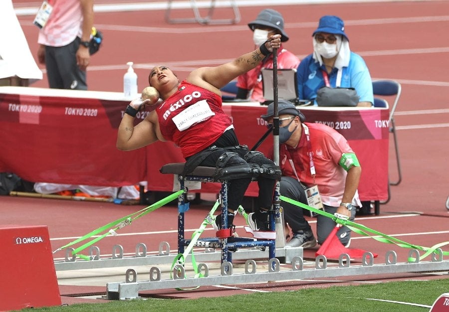 Gloria Zarza ganó plata en lanzamiento de bala