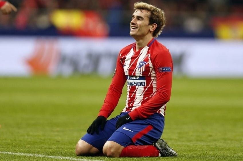 Griezmann en su paso por el Atlético