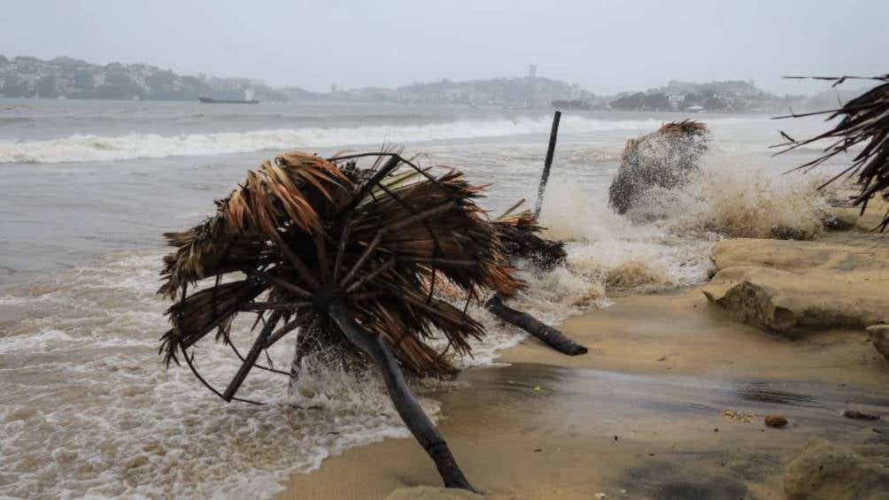 Las playas de Guerrero tras el huracán