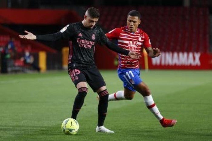 Darwin Machís durante un partido con el Granada