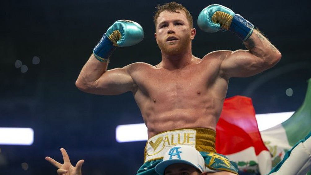 Saúll Álvarez tras vencer a Billy Joe Saunders