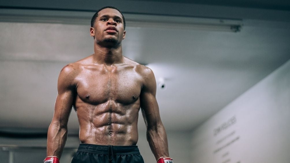 Devin Miles Haney en un entrenamiento 