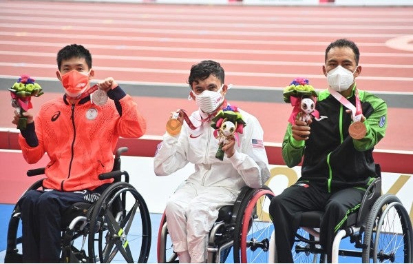 Yuki Oya (Plata), Raymond Martin (Oro) y Leonardo de Jesús Pérez Juárez (Bronce)