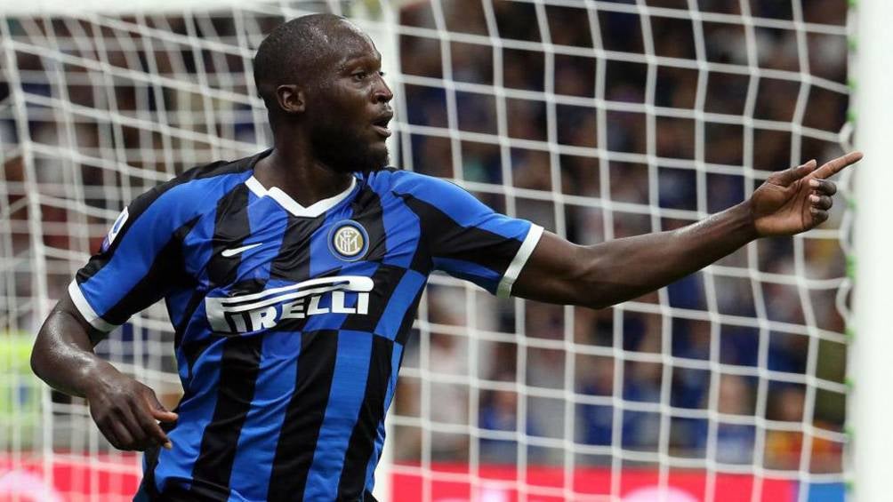 Lukaku en un partido con el Inter 