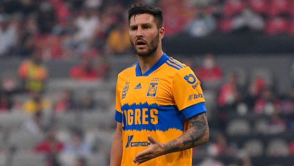 Gignac en un partido de Tigres