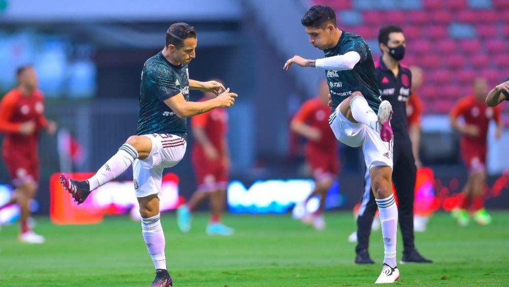 Guardado y Edson Álvarez previo al duelo ante Costa Rica