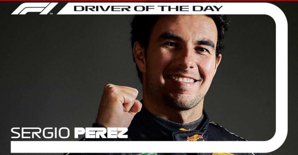 Sergio Pérez, piloto del día