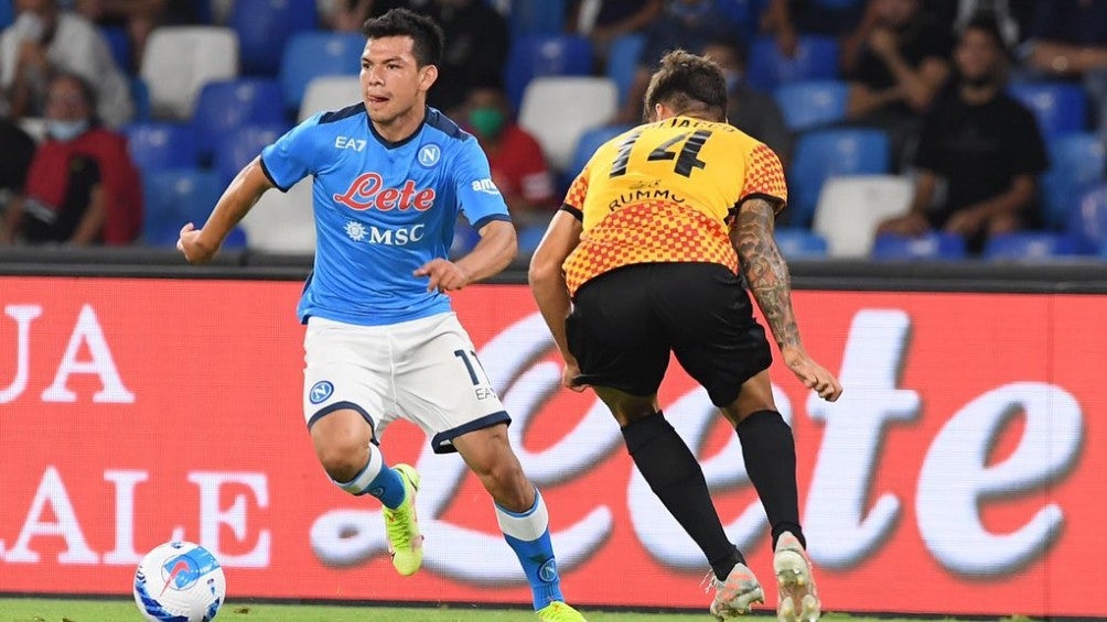 Chucky Lozano: Napoli fue goleado por el Benevento en duelo amistoso