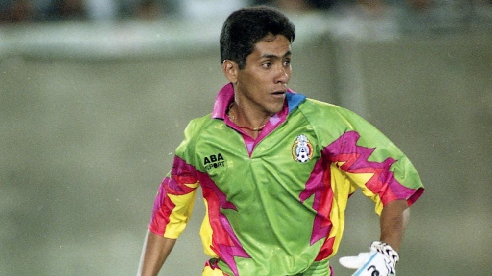 Jorge Campos en su etapa como jugador 