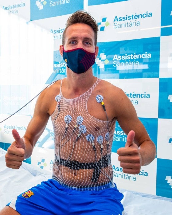 Luuk de Jong en los exámenes médicos