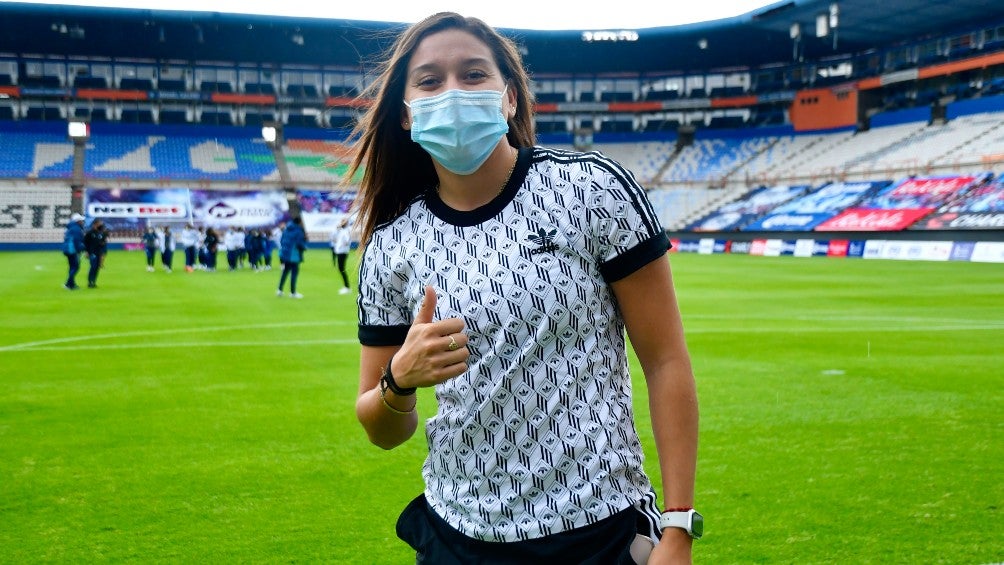 Norma Palafox durante un partido de Tuzas