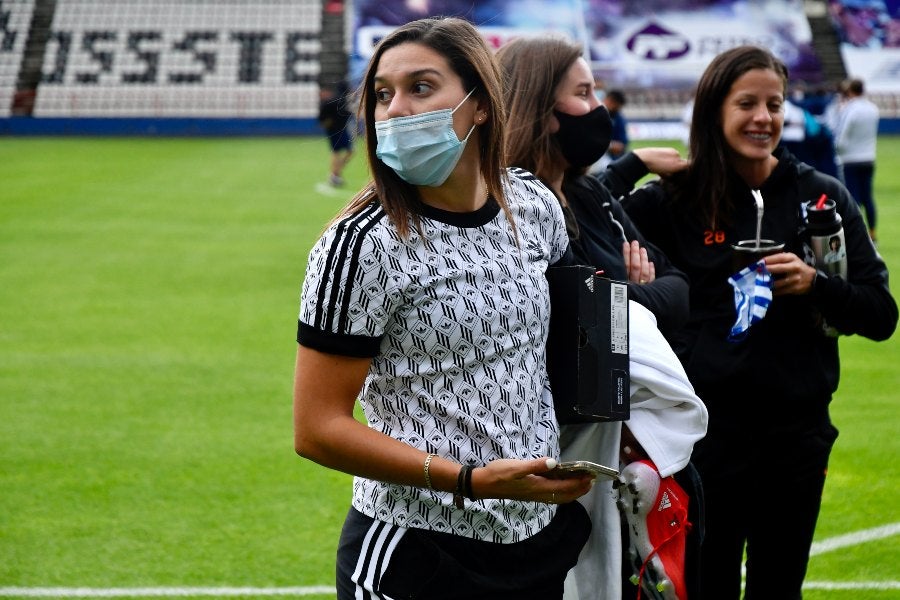 Norma Palafox durante un partido de Tuzas