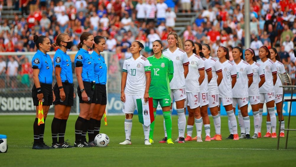 Tri Femenil previo a un partido