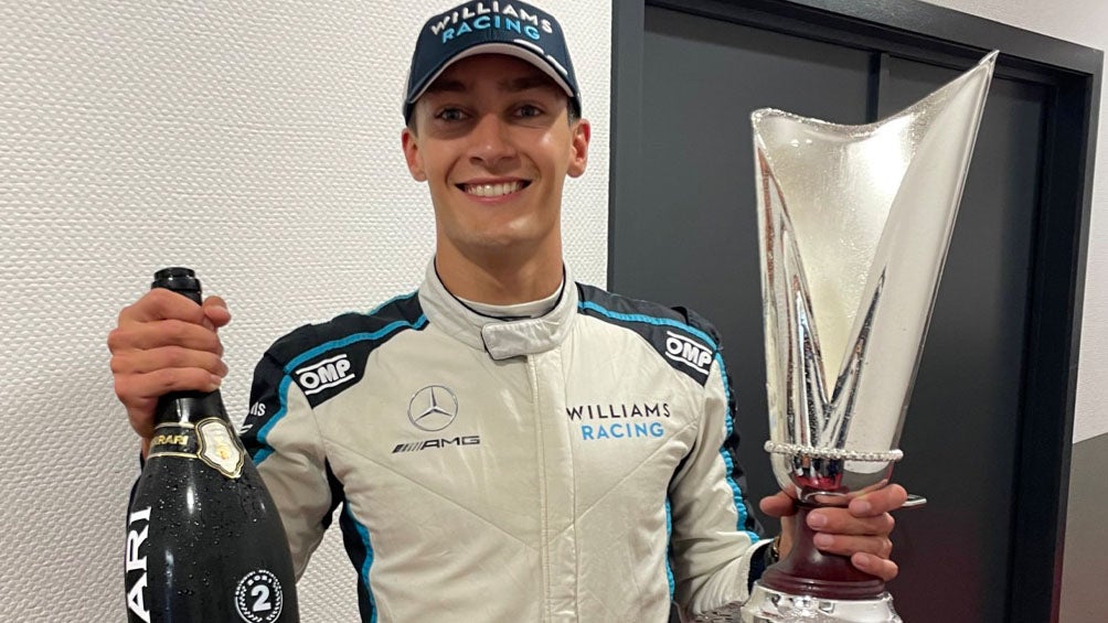 George Russell tras una carrera con Williams