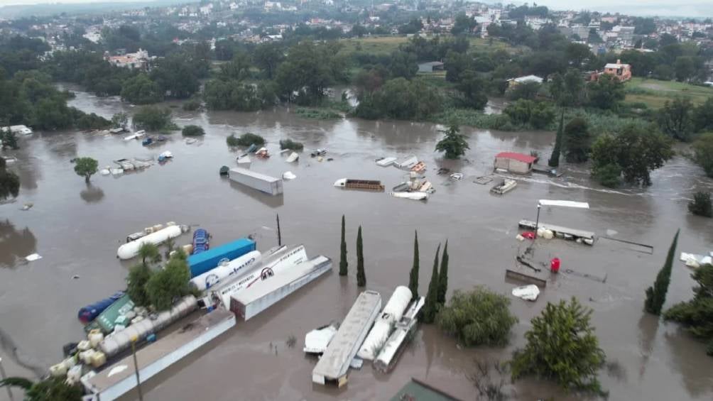 Las imágenes de la inundación en Hidalgo