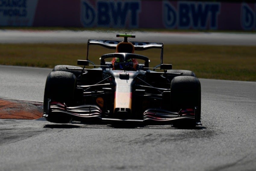 Checo Pérez en el GP de Italia