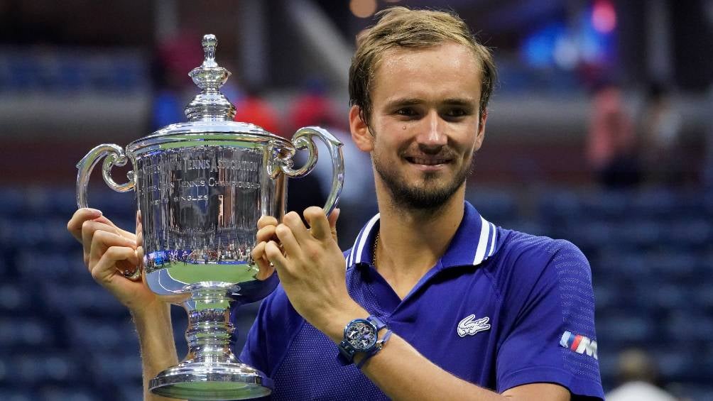 Medvedev con el título del US Open