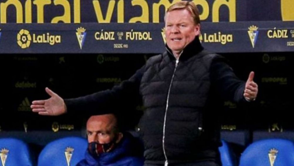 Ronald Koeman, técnico del Barcelona