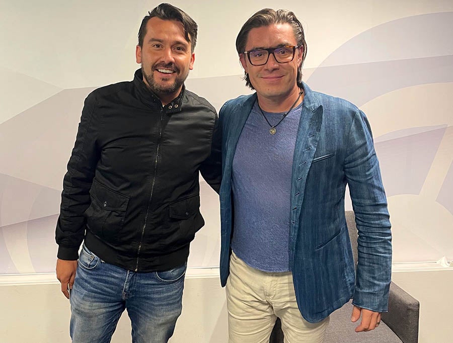 Zerón con Antonio Rosique