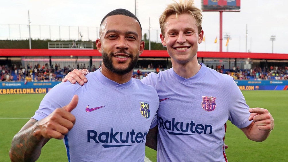 Memphis y Frenkie de Jong tras un duelo con Barcelona 