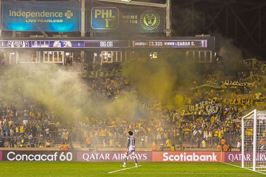 Aficionados del América en Philadelphia