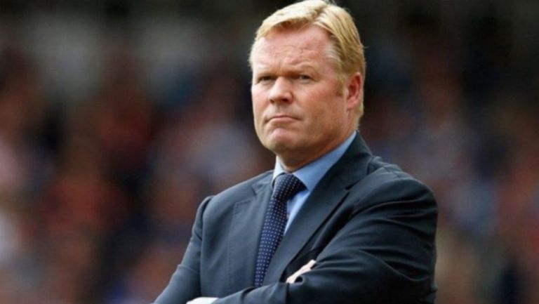 Koeman en un partido