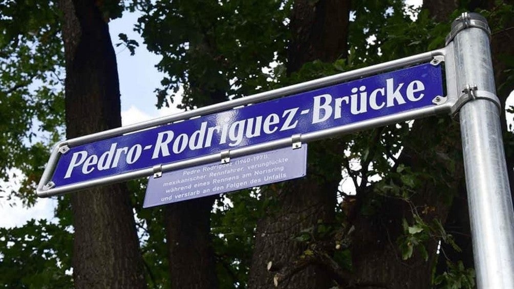 F1: Puente donde murió Pedro Rodríguez en Núremberg, Alemania, llevará su nombre