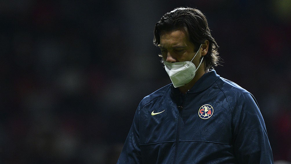 Santiago Solari en el partido contra Toluca