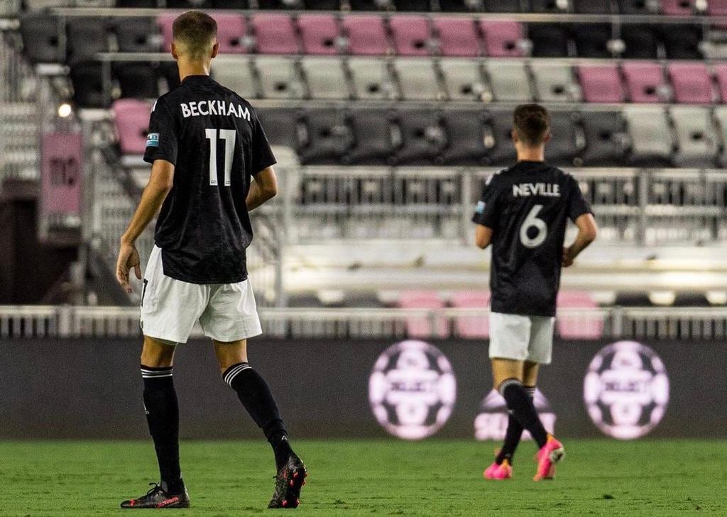 Romeo Beckham con el Fort Lauderdale