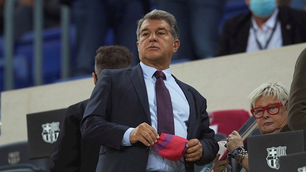 Joan Laporta en empate contra Granada