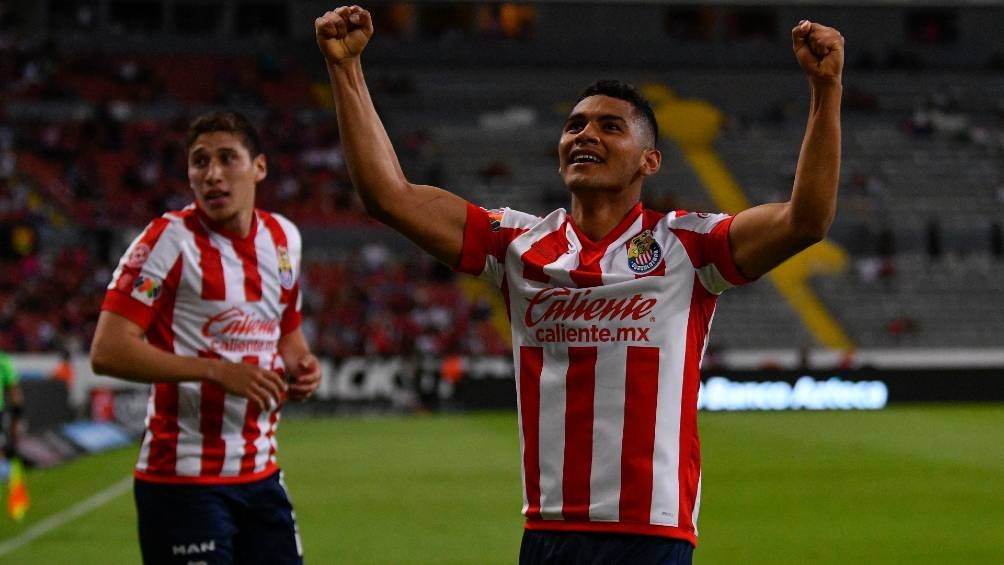 Gilberto Sepúlveda en un partido con Chivas 